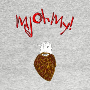 MJ Oh My! logo with beard T-Shirt